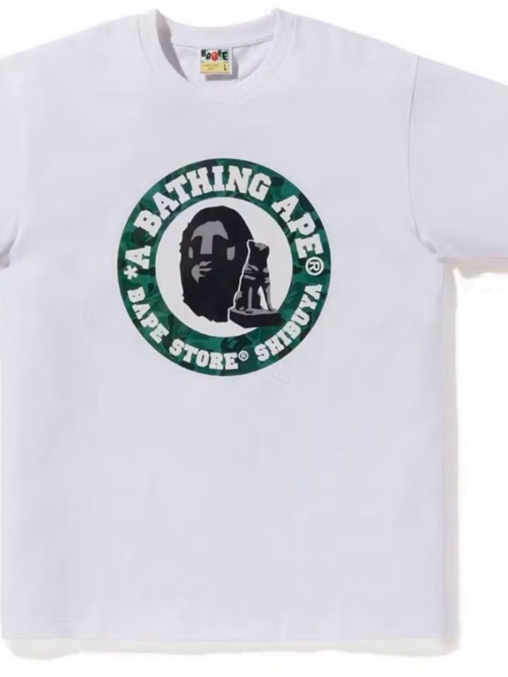 Kids' White Graphic Logo T-Shirt